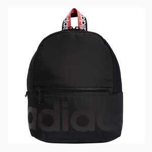 Adidas Linear Mini Backpack | Black/Signal Pink/White